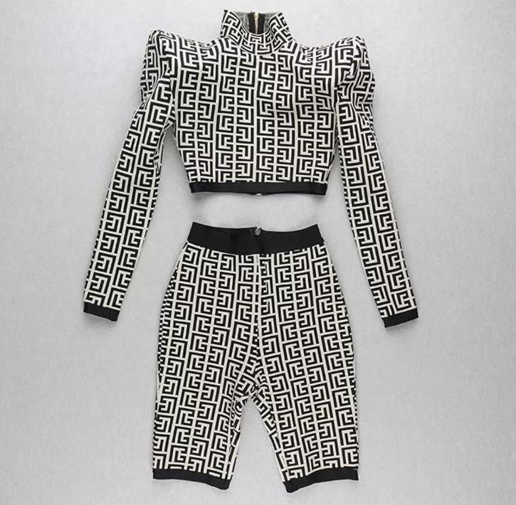 'Kimmy K' Bandage Two Piece